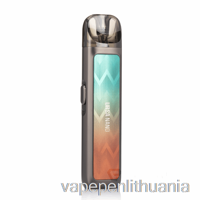 Pamestas Vape Ursa Nano Pod Rinkinys Wave Cyan Vape Skystis